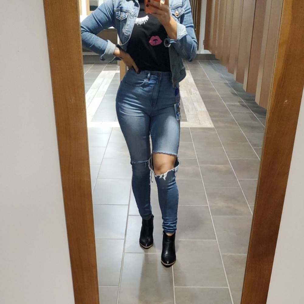 High waist skinny Jean's